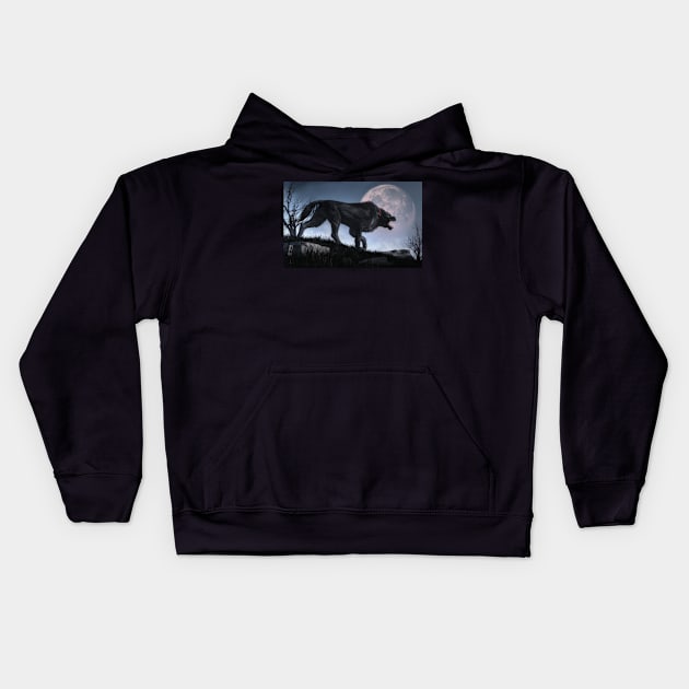 Barghest Kids Hoodie by DanielEskridge